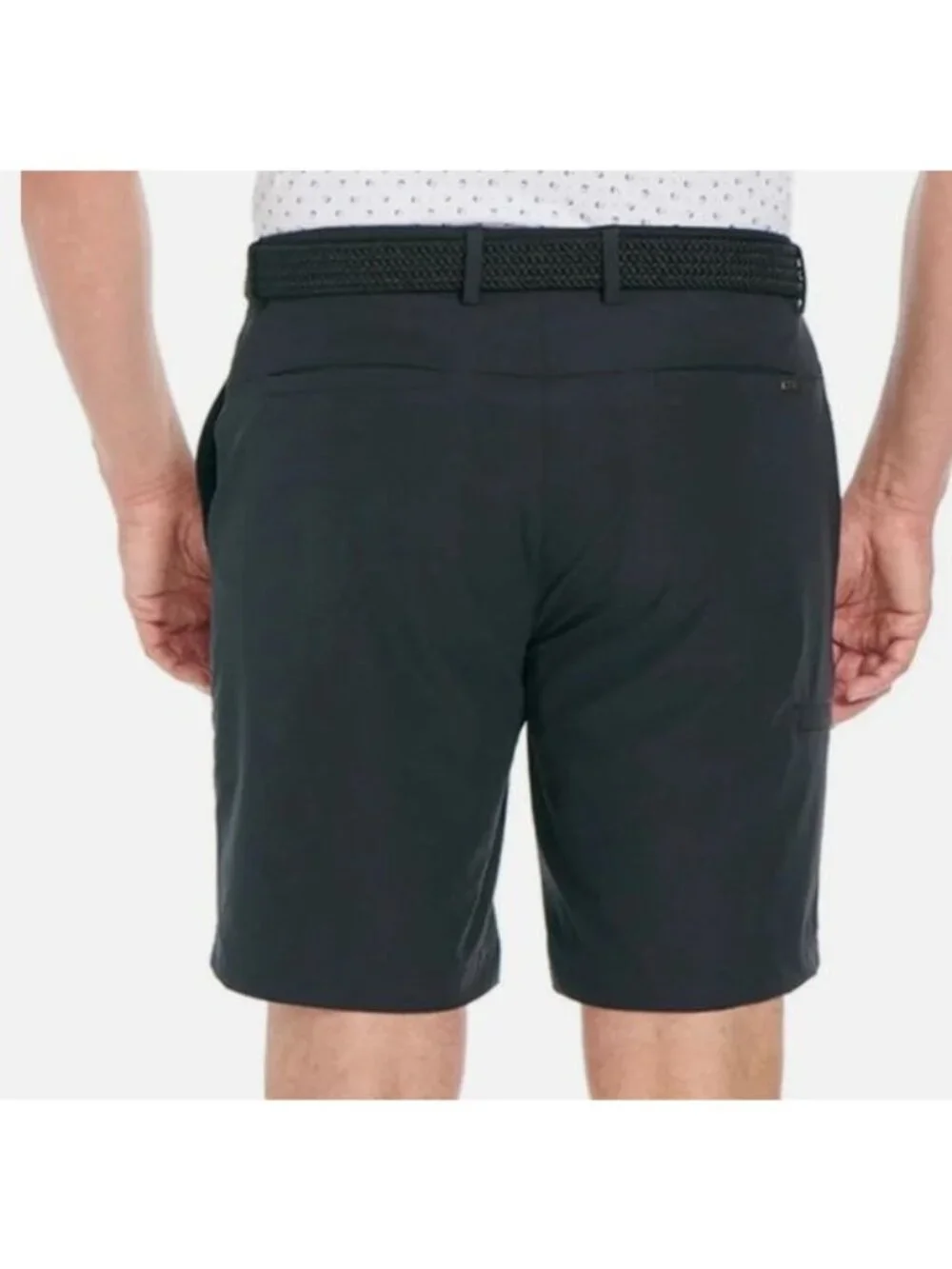 Greg Norman Golf Stretch Short Size 30 Black 8.5” NWT Men's Pockets